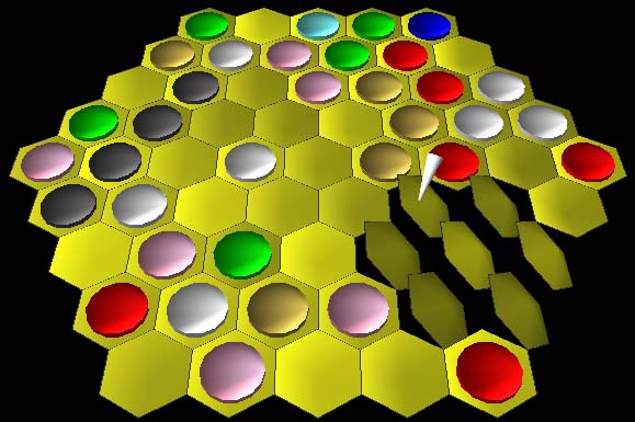 3D Hexagon Board